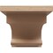 Ekena Millwork 8"W x 16"D x 8"H Wide Alma Rough Cedar Woodgrain TimberThane Corbel, Primed Tan CORUR08X16X08ALMRCPR - alternate 2